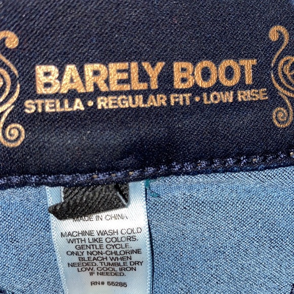 Express Barely Boot Stella Regular Fit Low Rise Carbon Jeans. New Never Worn. - Picture 6 of 8